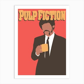 Minimalist Pulp Fiction 3 Art Print