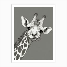 Giraffe 45 Art Print