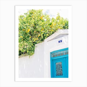 Lemon Tree In Greece Art Print
