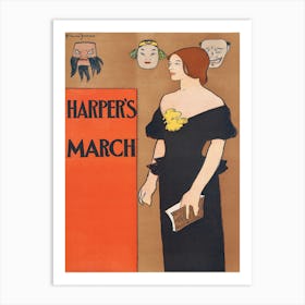 Harper's March, Edward Penfield 1 Art Print