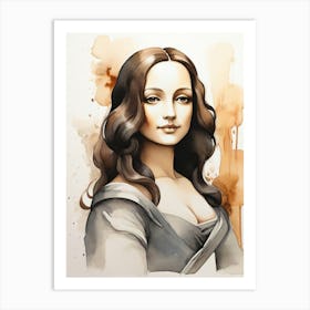 Mona Lisa 4 Art Print