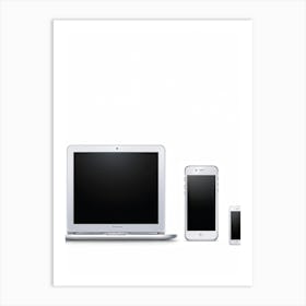 Ipad, Iphone And Laptop Art Print