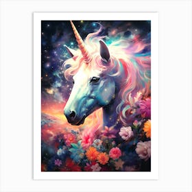 Unicorn Painting 1 Art Print