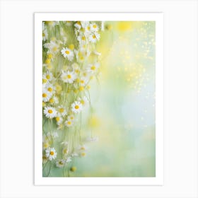 Daisy Background 2 Art Print