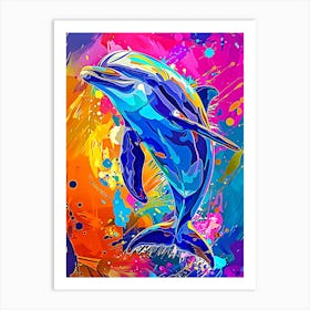 Dolphin Painting 2 Art Print