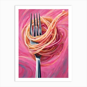 Spaghetti On A Fork Art Print