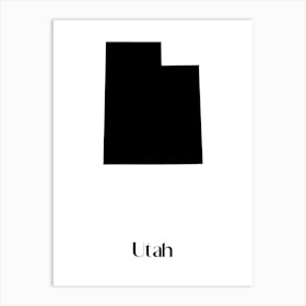 Utah. 1 Art Print