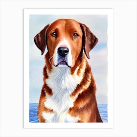 Chesapeake Bay Retriever 5 Watercolour Dog Art Print