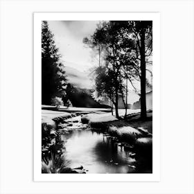 Black And White Painting 21 Art Print