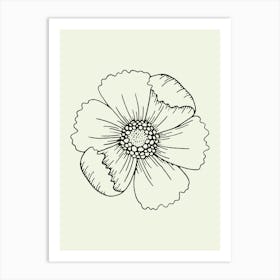 Poppy Flower Art Print