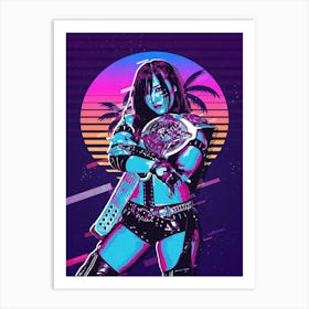 Kairi Sane 80s Retro Art Print