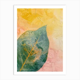 Abstract Leaf Painting Art Print