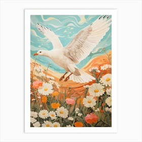 Seagull 1 Detailed Bird Painting Art Print