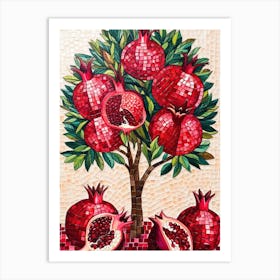 Pomegranate Tree Art Print