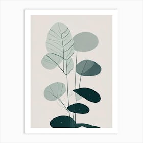 Water Fern Simplicity Art Print