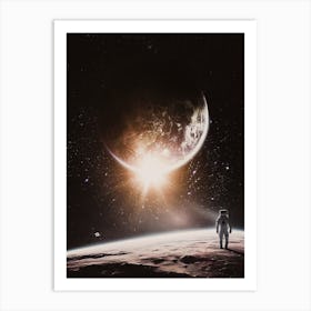 Astronaut In A Space Odyssey 1 Art Print