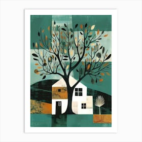 House And Tree Art Print