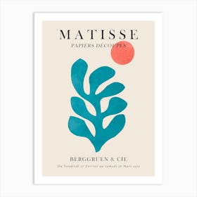 Floral matisse 8 Art Print