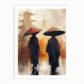 Two Asian Women Art Print