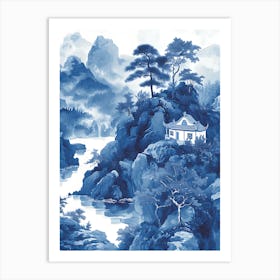 Fantastic Chinese Landscape 19 Art Print