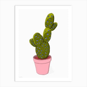 Blue Eye Cactus Art Print