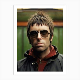 Man In Sunglasses oasis Art Print