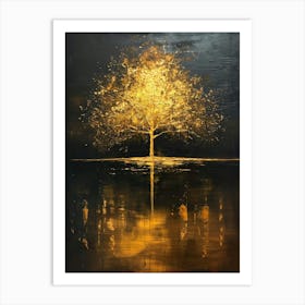 Golden Tree Art Print