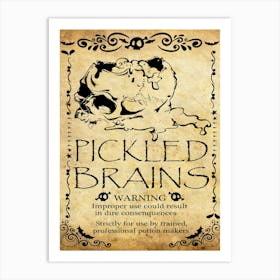 Pickled Brains Art Print