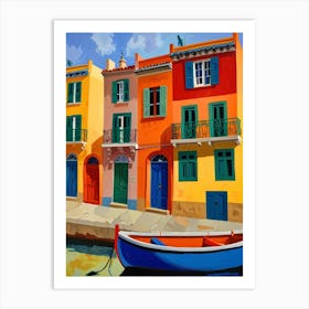 Boat On The Water Art Print