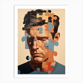 Puzzle Piece Art Print