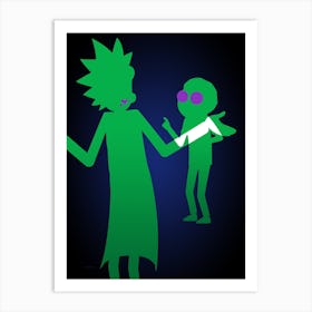 Rick And Morty Art Print