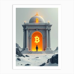 Bitcoin Gate Art Print