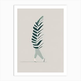 Walking Fern Simplicity Art Print