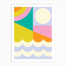 Sun Sea Art Print