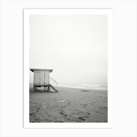 Anzio, Italy, Black And White Photography 4 Art Print