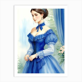 Victorian Girl Art Print