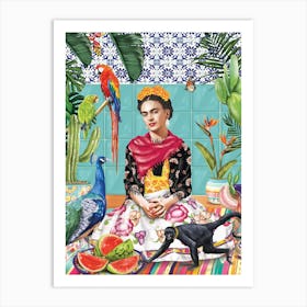 Fridas Paradise Art Print