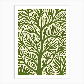 Coral Tree Art Print