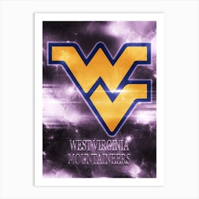 West Virginia Mountaineers Art Print