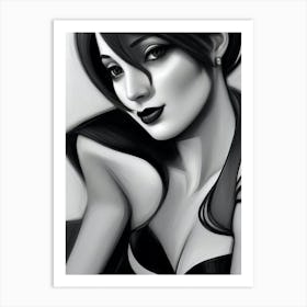 Abstract Woman 9 Art Print