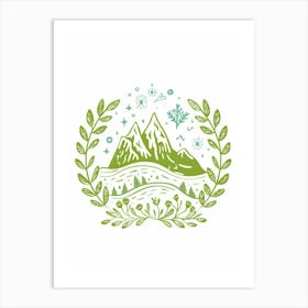 Laurel Wreath Art Print