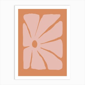 Peach Flower Art Print