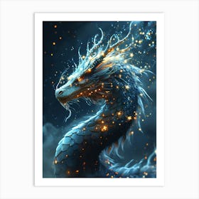 Dragon Wallpaper Art Print