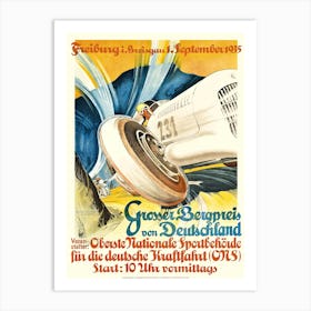 Grosser Bergpreis von Deutschland Art Print
