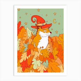 The Wizard S Fox Art Print