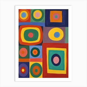 Abstract Circles Art Print