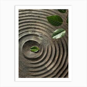 Spiral Sand Art Art Print