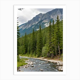 Rocky Mountain Stream Art Print