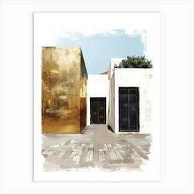 Gold Doors Art Print