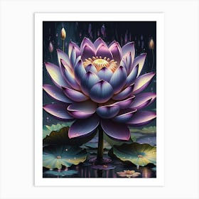 Lotus Flower 9 Art Print